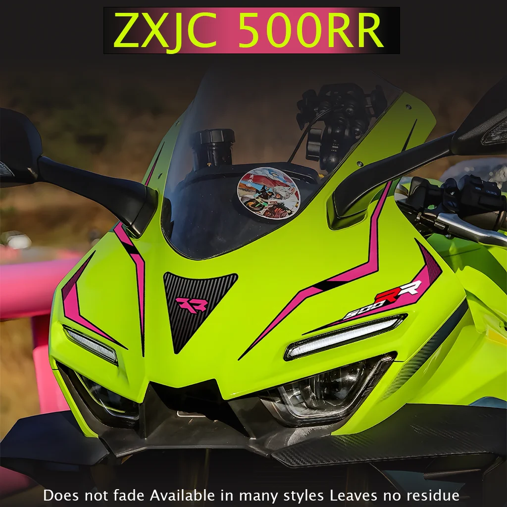

For ZXJC 500RR Motorcycle Headlight Vehicle Body Reflective Sticker Waterproof Vinyl Decal Decoration Protective