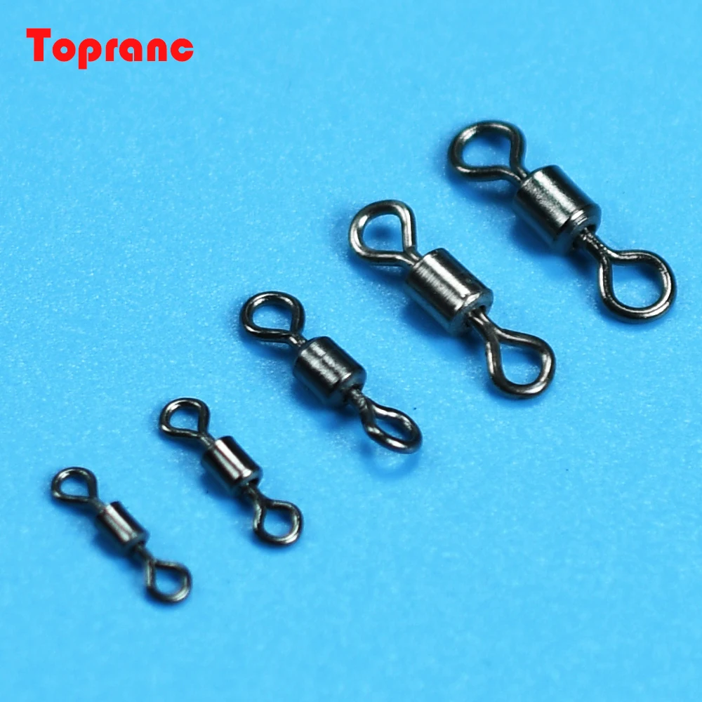 Topranc Figure 8-Ring-Köder mit hoher Zugfestigkeit, drehbarer Verbindungsstift, amerikanischer Stil, Hochgeschwindigkeits-Rotationsschlaufe