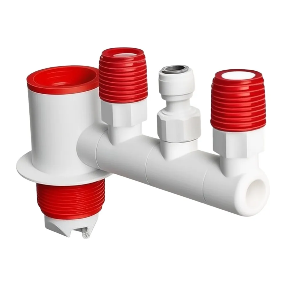 Drain Splitter Designed for Efficient Space Utilization in Sewer Line Routing Between Multiple Household Appliances