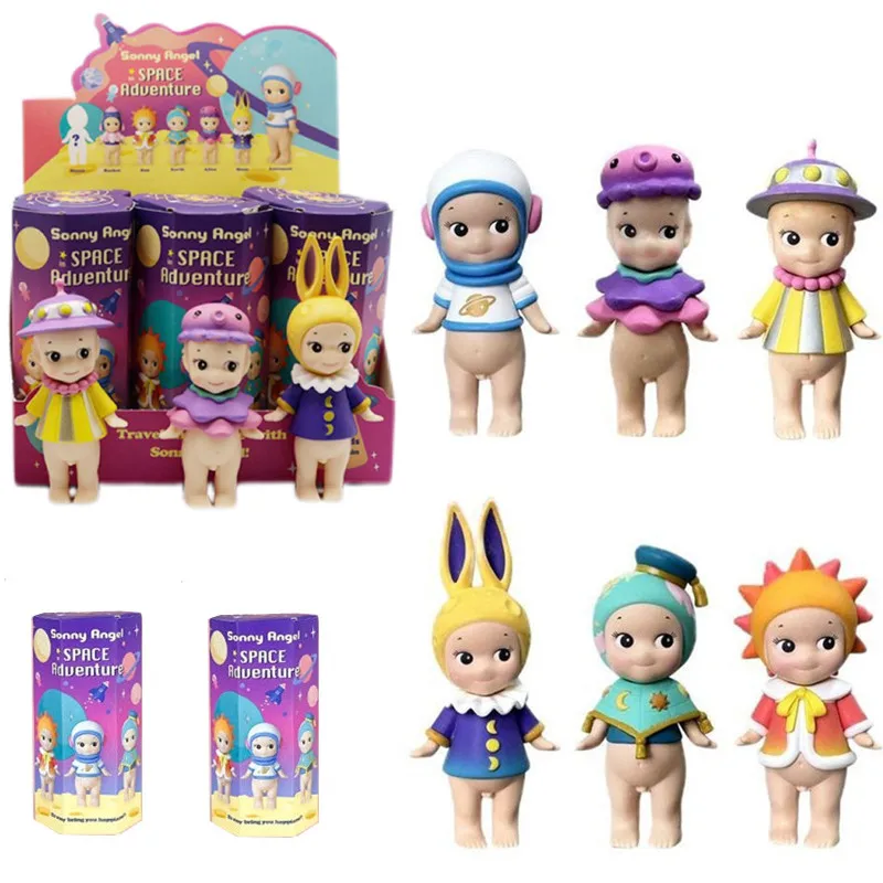 

Милые аниме-фигурки из серии «Космические ангелы» в слепых коробках, коллекционные сувениры, загадочные коробки, украшения для рабочего стола, подарки и игрушки