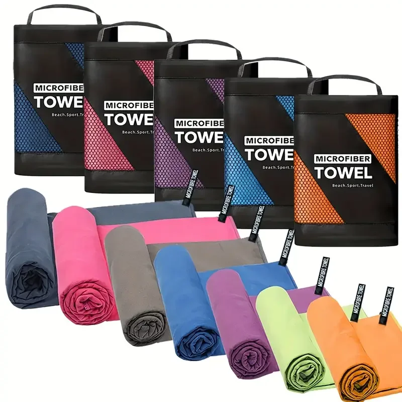 

Beach Towel Oversized,Thick Sand Free Microfiber Quick Dry Towel, Super Absorbent Soft Swim BeachTowels for Men, Women