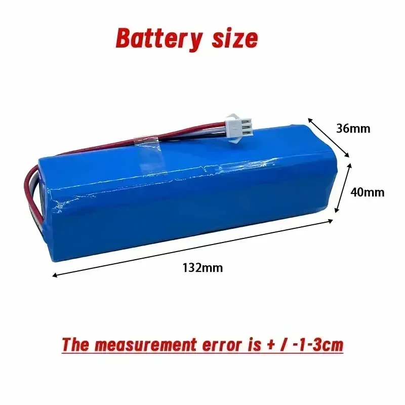 New 2025 100% Original for Xiaomi 14.4V Lithium Battery 2P4S Battery 5200mAh 6500mAh 12800mAh Viomi S9 Lydsto R1 Roadmi Eve Plus