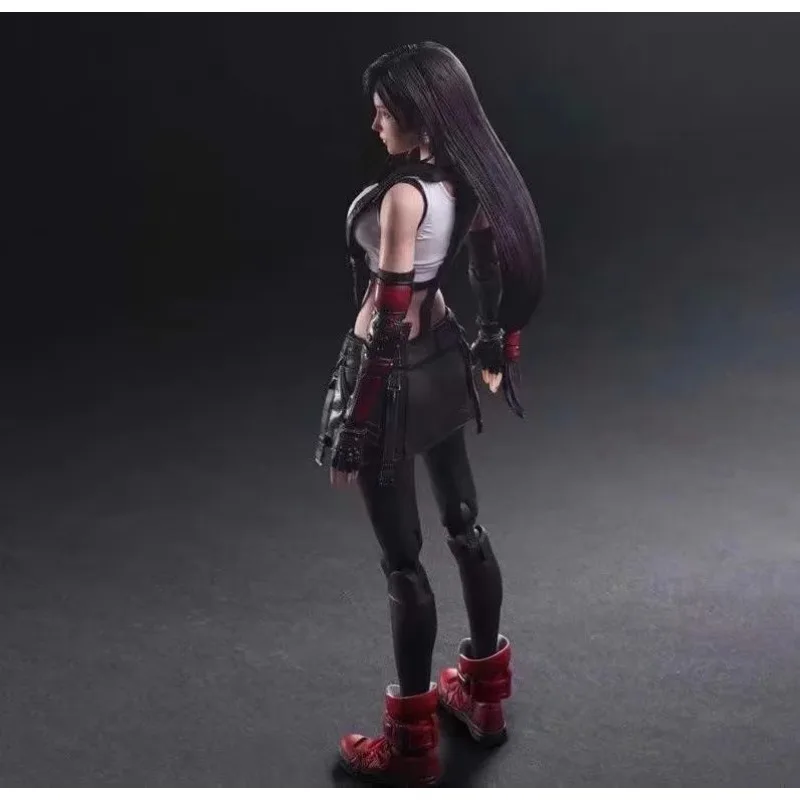 Original SQUARE ENIX PLAY ARTS PA Tifa Lockhart Final Fantasy VII Remake Action Figures Active Joint Model Collectibles Gift