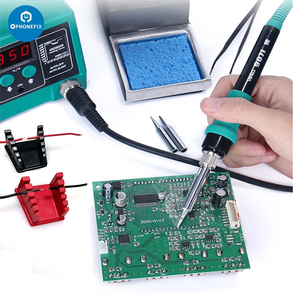 ABS Wire Fixture High Remperature Corrosion Resistance with Strong Magnetic Non-slide for Cable Line Soldering Repair Fixed Tool