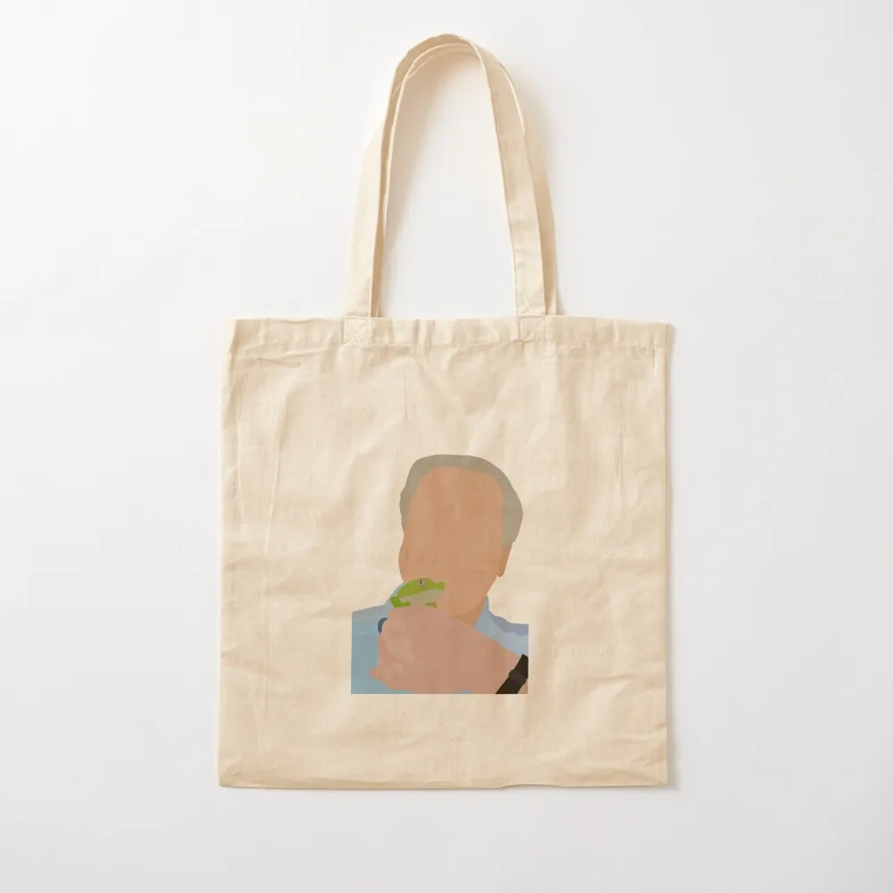 

Sir David Attenborough Tote Bag Custom bag men's personalized Canvas