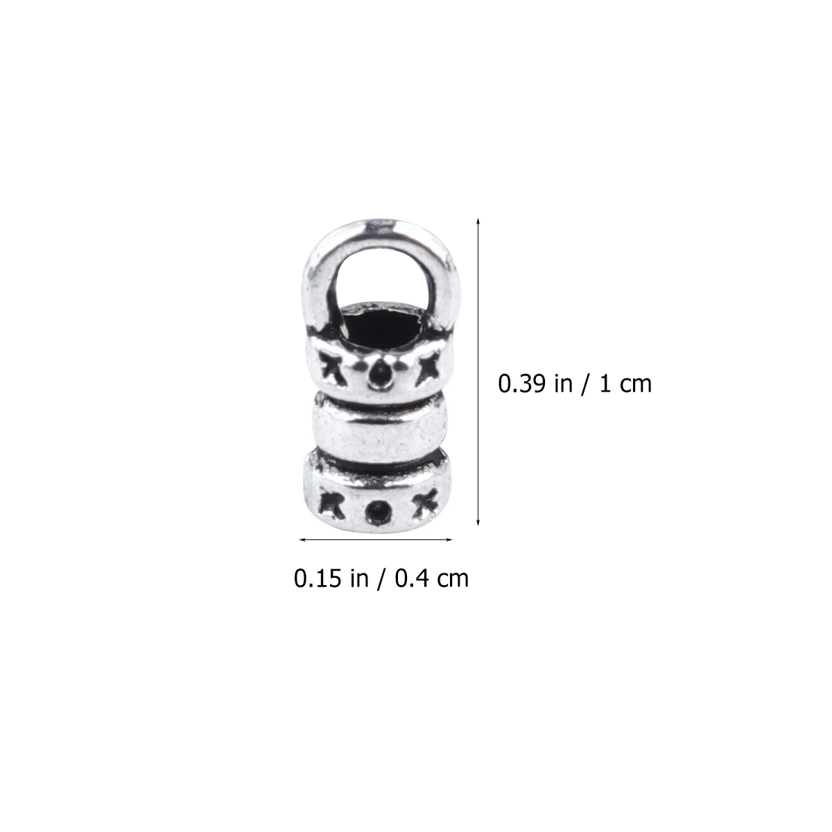 

100pcs Alloy Diy Bracelet Connection Clasp Strap Buckle Jewelry Making Clasp Silver Durable Keychain Anklet Cellphone
