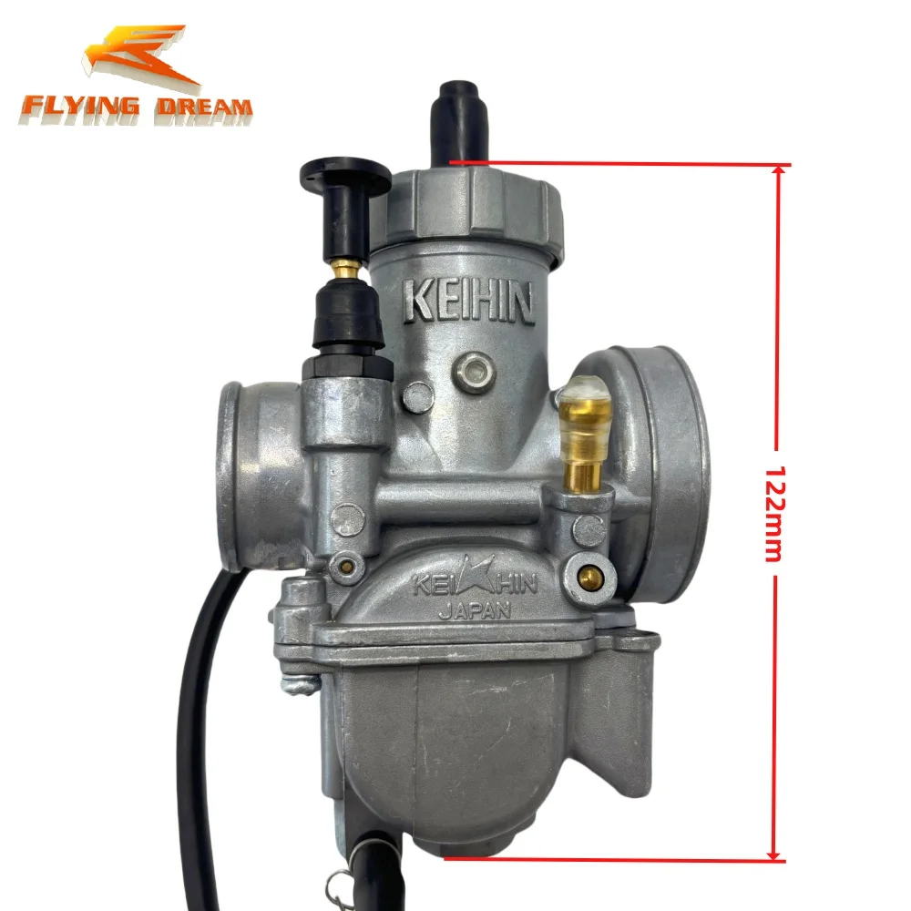 Keihin PE28 28 ミリメートルキャブレターハンドチョーク炭水化物