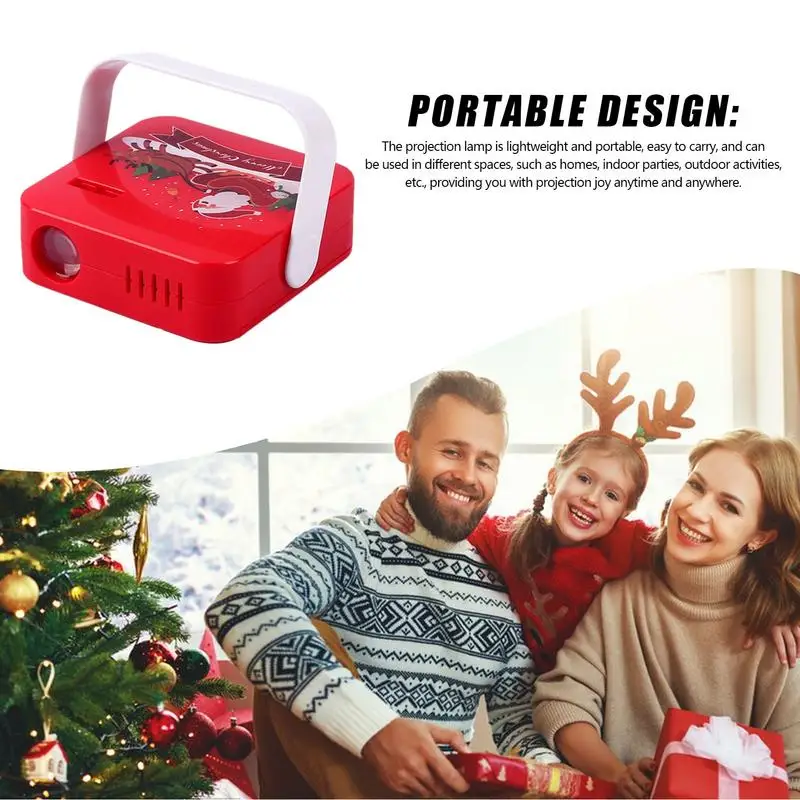 جهاز عرض ضوئي مع كلمة عيد ميلاد سعيد ومقبض ، جهاز عرض عيد الميلاد ، زينة داخلية ، صور الدعائم