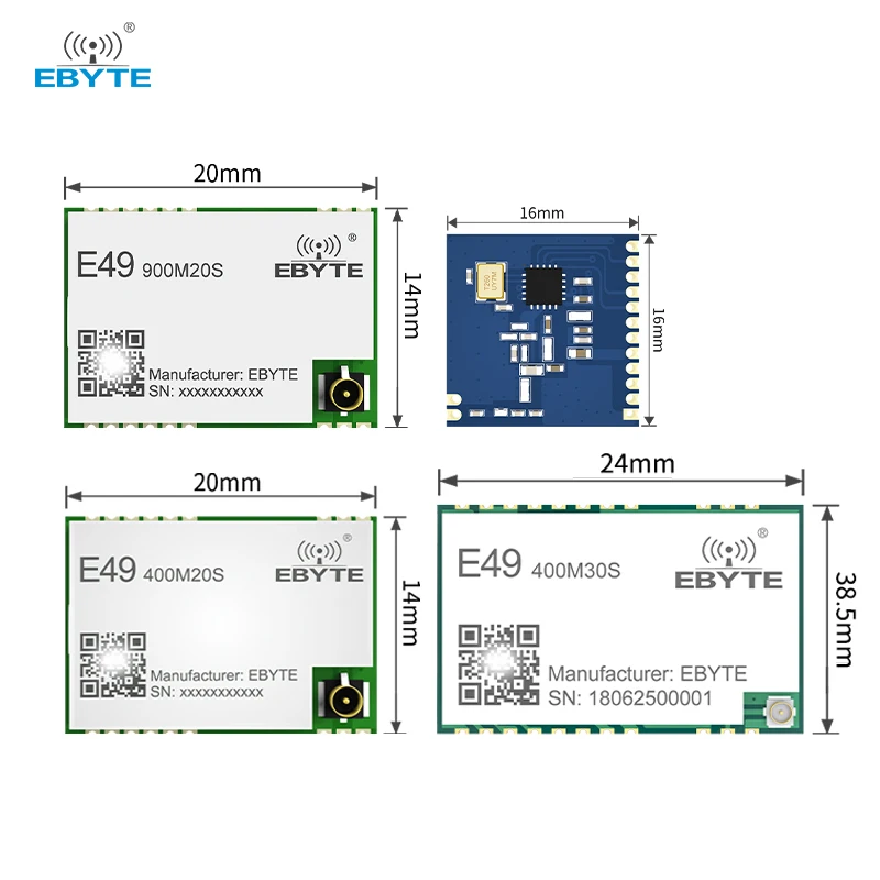 CMT2300A 433/868/915MHz SMD Wireless Module E49 SPI Hardware Module Long Range 3km Wireless Module Test Board