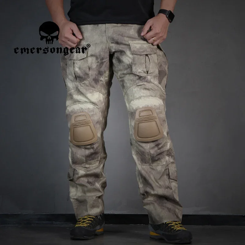 EMERSONGEAR G3 Tactical Pants With Knee Pads Combat Camouflage Men Trousers Duty Cargo Outdoor Forest Pant