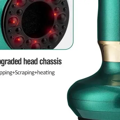 

US Stock Chinese Electric Massager GuaSha Anti Cellulite Vacuum Suction Cup Beauty Health Scraping Infrared Heat SlimmingMassage