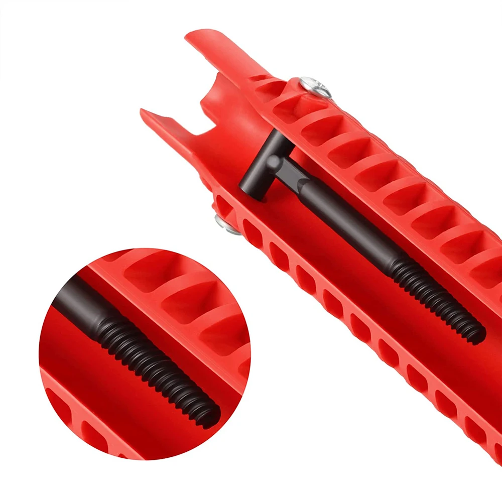 Neue 8-in-1 Multi Key Flume Magic Wrench Sink Sanitär Werkzeuge Magic Wrench Mehrzweckschlüssel Englisch Schlüssel Sanitär Schlüssel Werkzeug – Detail 4