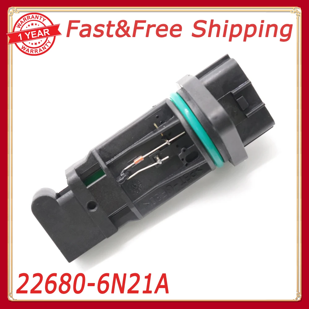 

Автомобильный датчик расхода воздуха для Nissan Pathfinder P11 P12 WP11 WP12 ALMERA TINO V10 2,0 PRIMERA 250 300GT Te 22680-6N21A