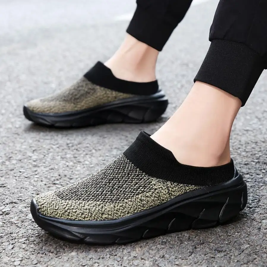

Men Slippers Summer Breathable Home Indoor Slippers Men Thick Bottom Slides Fashion Couple Walking Shoes Chanclas Hombre