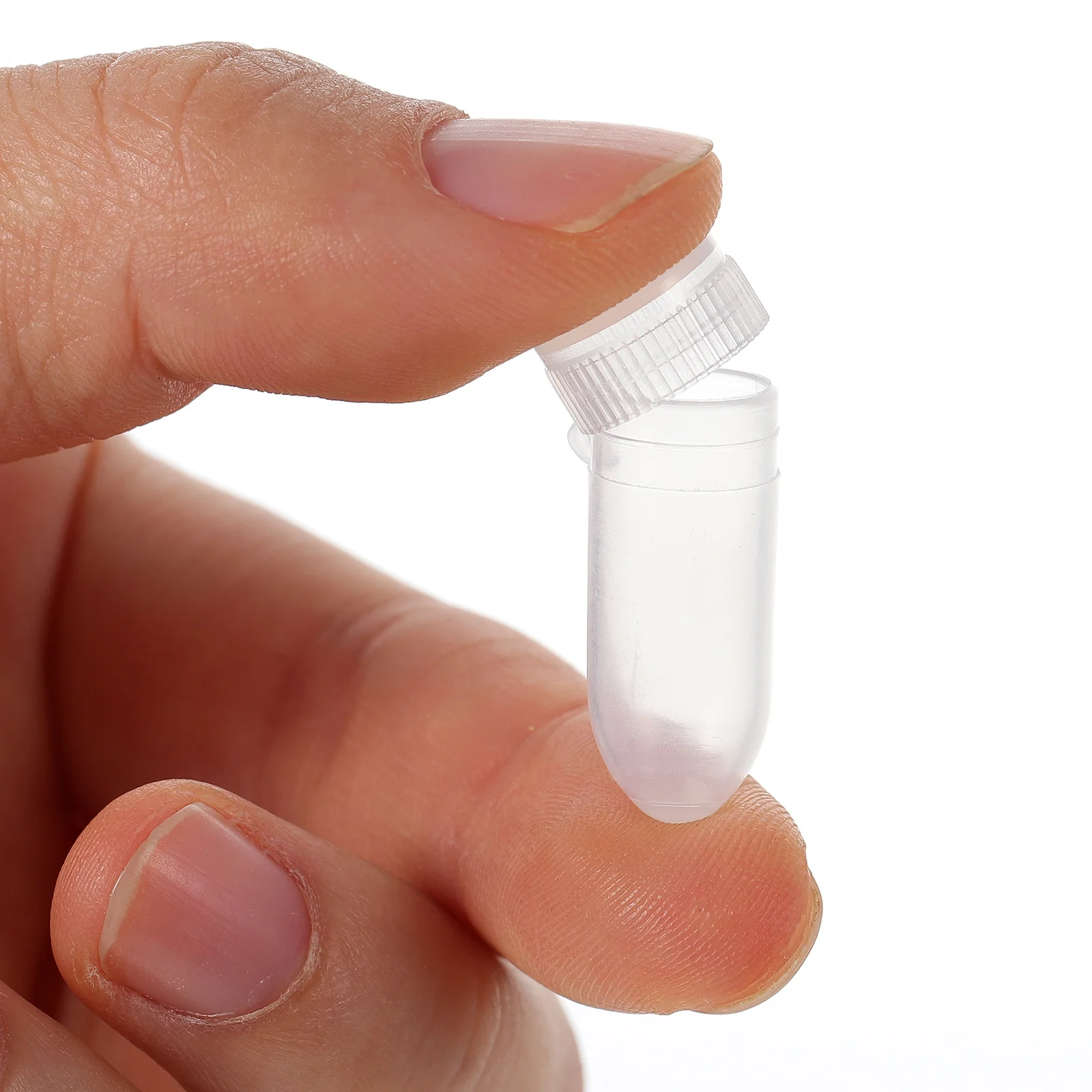 

100 Pcs Capsule Shell Tiny Pill Container DIY Cases with Cover Small Mini Abs Holder Single Medicine Containers