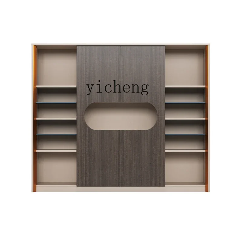 File Cabinet Wooden Boss Bookcase Board File Storage Office Background Document CabinetD25
