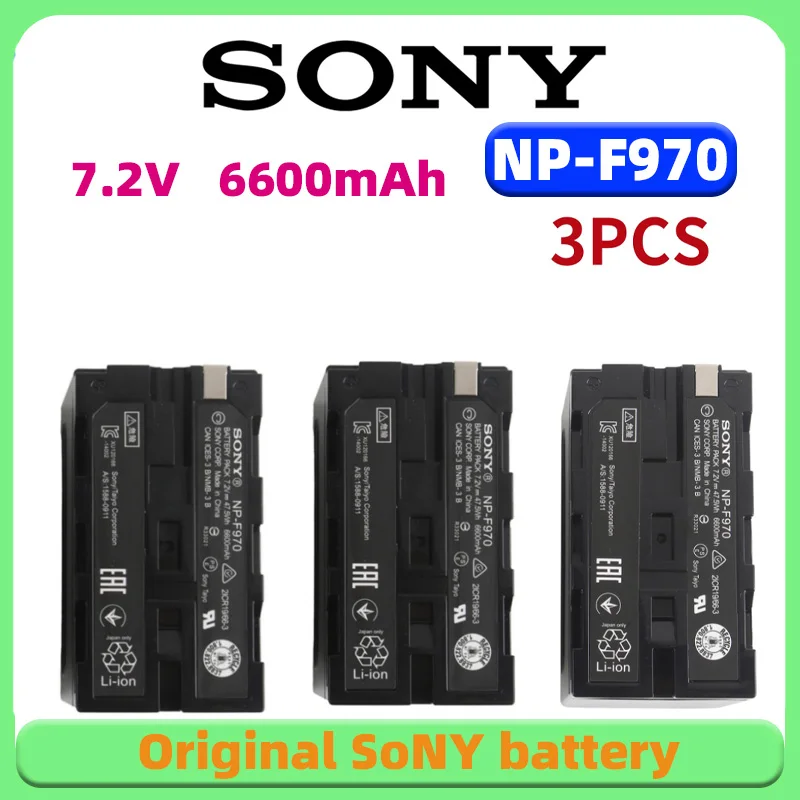Original NP-F980 NP-F970 NP F960 F970 F960 Battery for Sony F960 F550 F570 QM91D NP-F975 NP-F950 NP-F930 CCD-RV100 Batteries