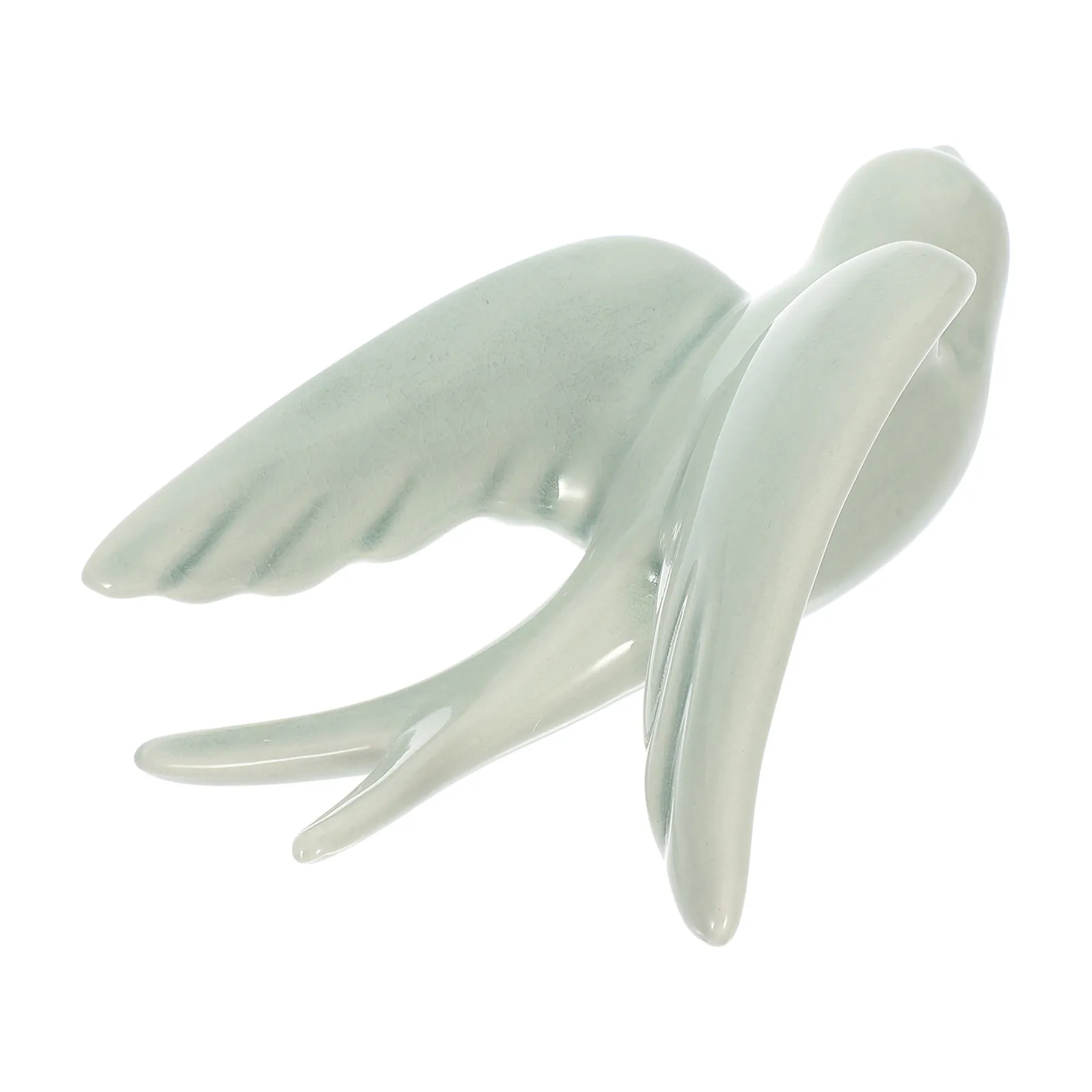 Wall Bird Statue Ceramic Bird Pendant for Indoor Outdoor Space Decoration Brighten Room with Unique Artistic Wall Ornament