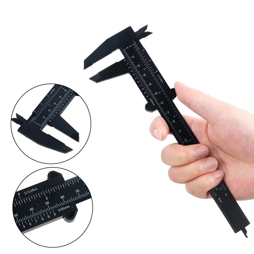 

Portable Plastic Eyebrow Measuring Vernier Caliper Tattoo Diy Clothing Sewing Supplies Diy Accessories Tools Vernier Caliper