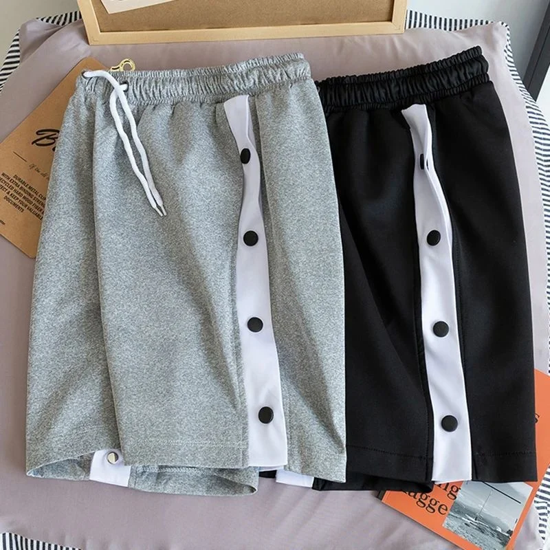 

2023 New Summer Men's Sports Shorts Comfortable Loose Fit Straight Leg Eighteen Pants Youthful Energy Style