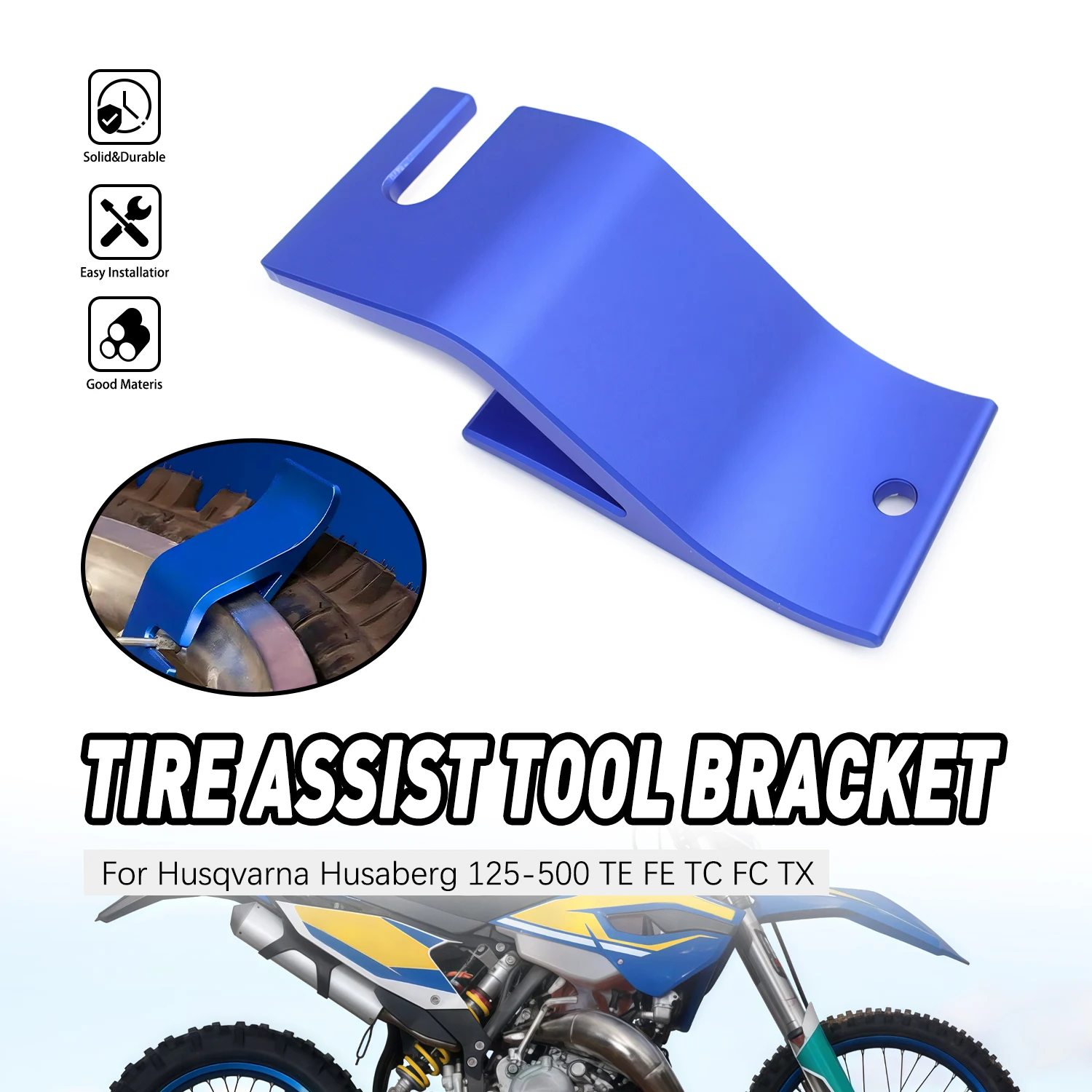 

Motocross For Husqvarna Honda Suzuki Kawasaki Yamaha SHERCO Beta Universal CNC Tire Tool Lever Spoon Axle Wrench Tire Change