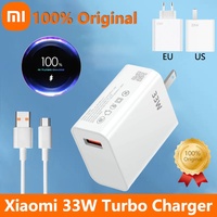 Xiaomi 33W USB Fast Charger Mobile Phone Charger Adapter Fast Charging 6A USB Type C Cable For Xiaomi Huawei Samsung Fast Charge