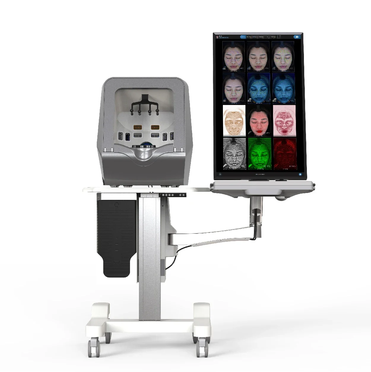 ISEMECO HD Display High Pixel Vertical Screen 3D Facial  Detector For Dermatology