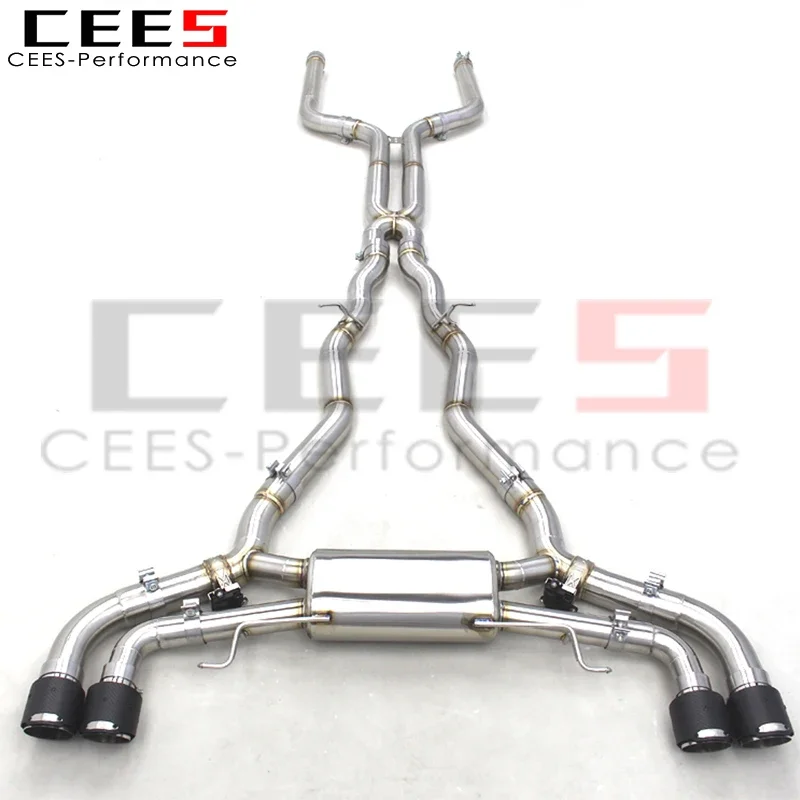 

CEES Custom Stainless Steel Tuning Catback Exhaust Pipes For BMW M8 COUPE 4.4T 2017-2023