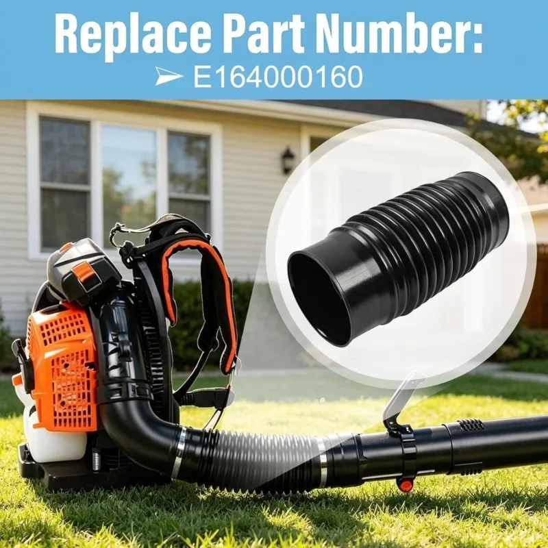 AB42-E164000160 Flexible Replacement Blower Tube For Echo EB910 EB810 PB-8010 PB-9010H, Restores Full Airflow