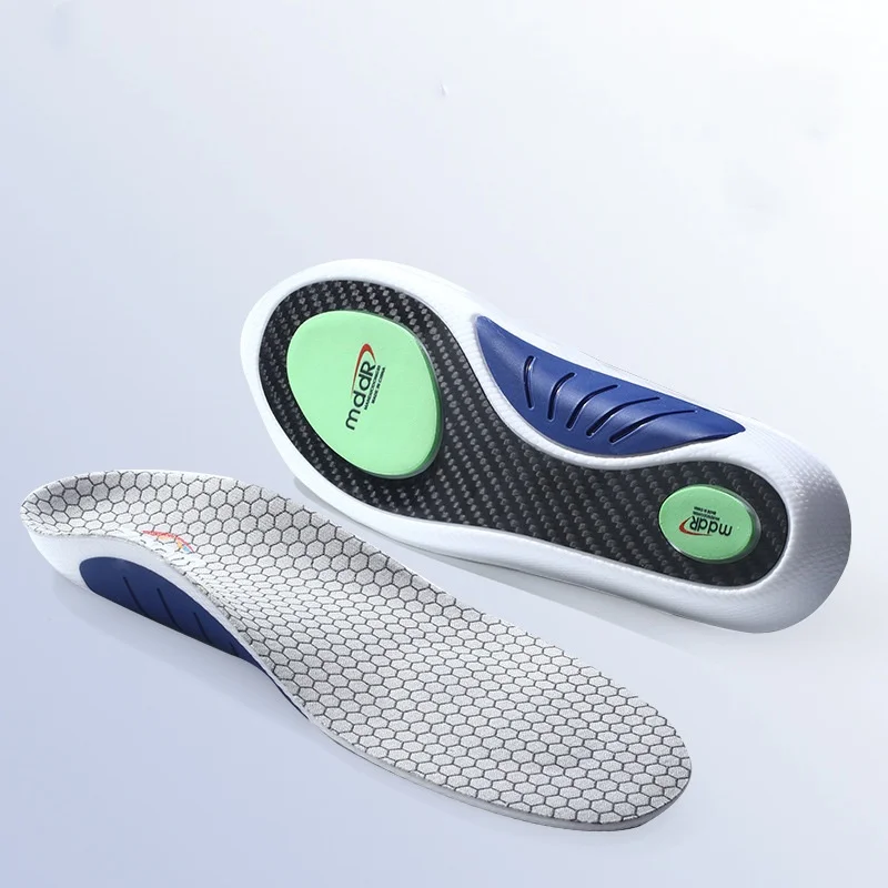 Carbon Fiber Insoles Sports Arch Support Breathable Sweat-absorbent Odorless Highly Elastic Shock-absorbing Insoles