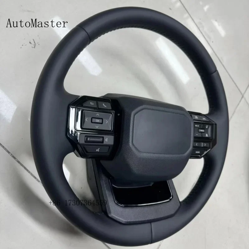 

Leather Sport Steering Wheel For Toyota Corolla Hilux Fortuner LC250 300 Land Cruiser GR For Lexus Alphard 20 30 Series LC200