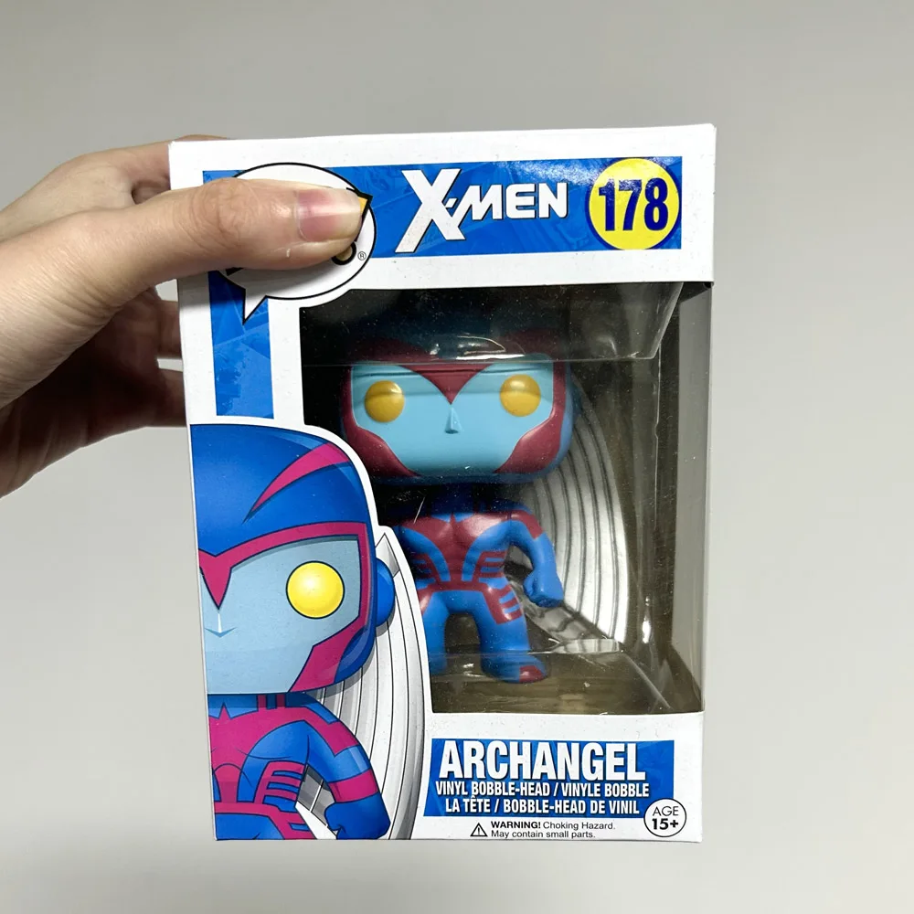 Funko Pop X-Men Arcángel # 178 figuras de acción de vinilo colección de juguetes muñecas decoración del hogar regalos de modelos