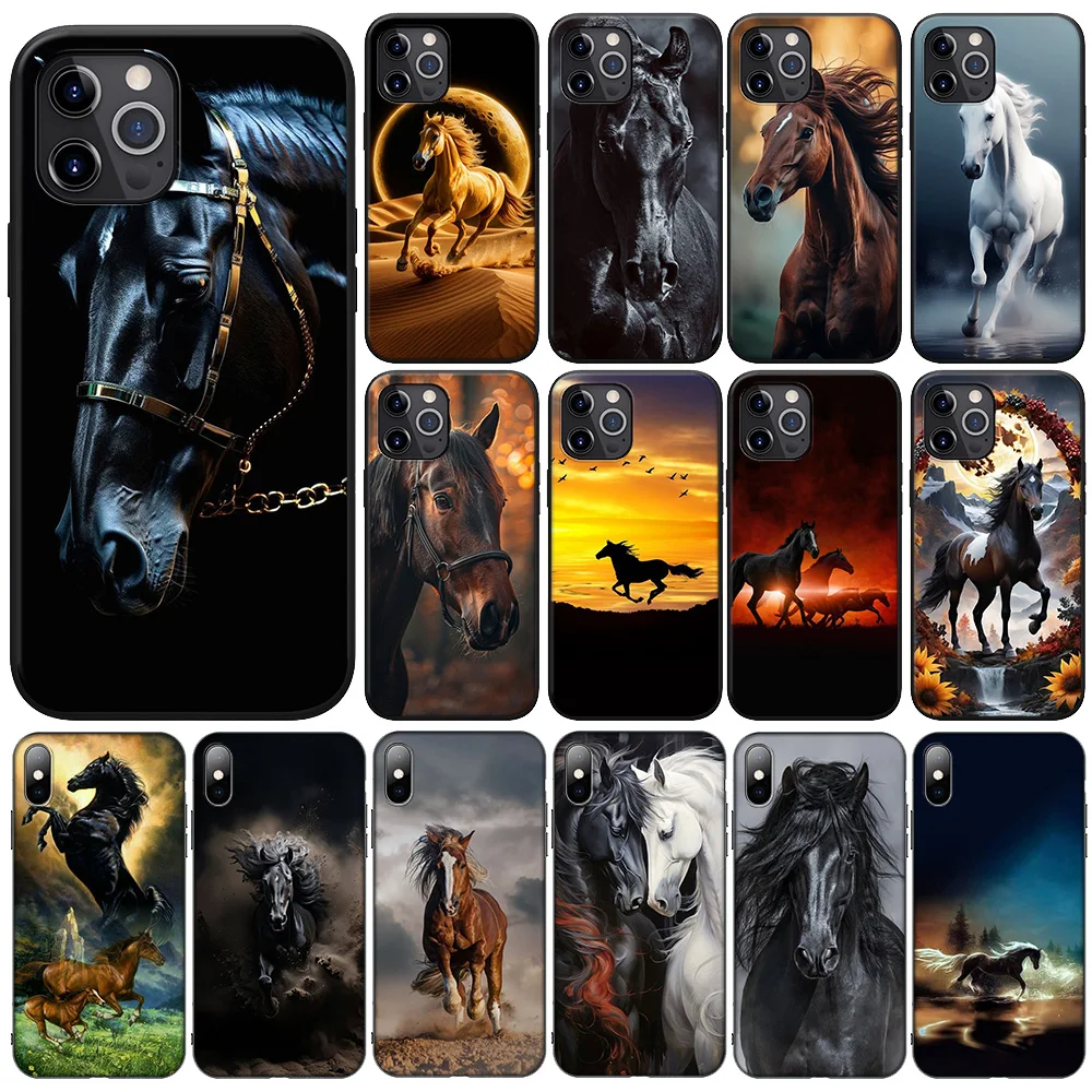 F-142 Running Horse Animal New Phone Case for Realme C3 C2 3i 5i 5 6s 6 7 8 8i 9i Pro