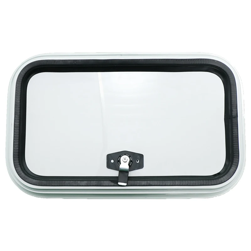 قطع غيار وملحقات HwhongRV RV Camper Flush Mount Gas Fuel Hatch ومفتاح Polar White #1