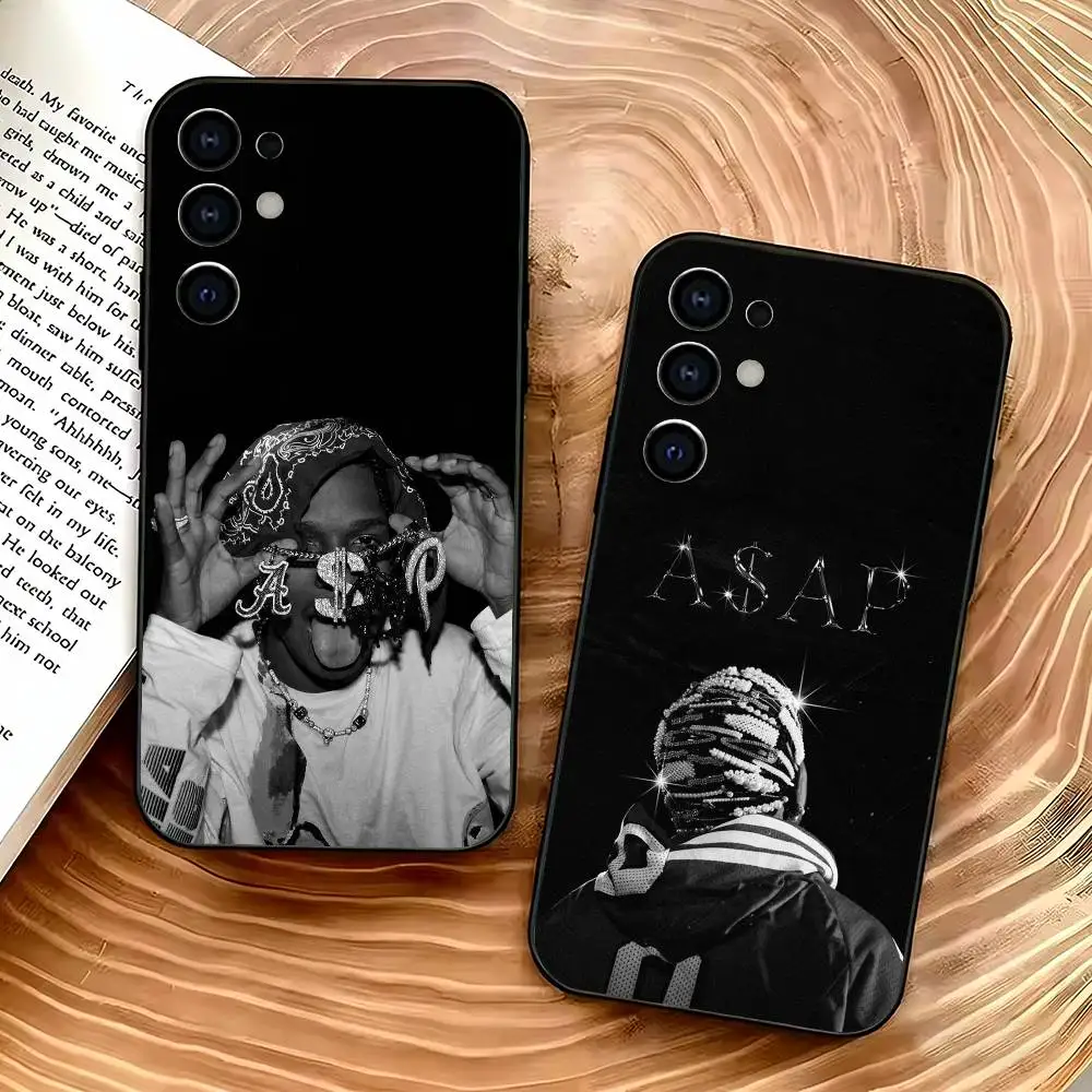 

ASAP Rapper Phone Case For Samsung S25,S24,S21,S22,S23,S30,Ultra,S20,Plus,Fe,Lite,Soft Black Cover