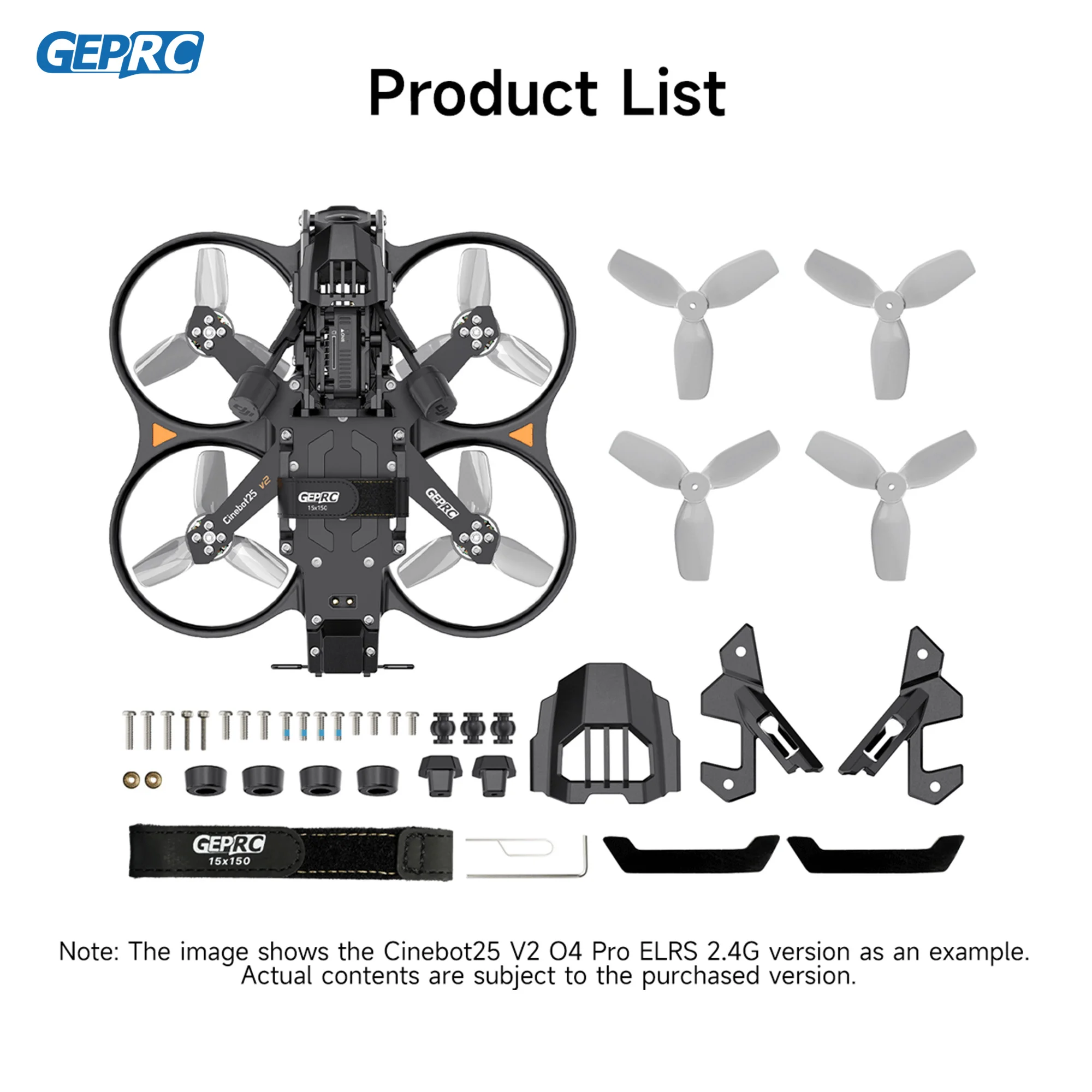 GEPRC Cinebot25 V2 FPV Quadcopter O4 Air Unit PRO /WTFPV SPEEDX2 1404 4600KV TAKER  F722 35A AIO RC Freestyle Drone