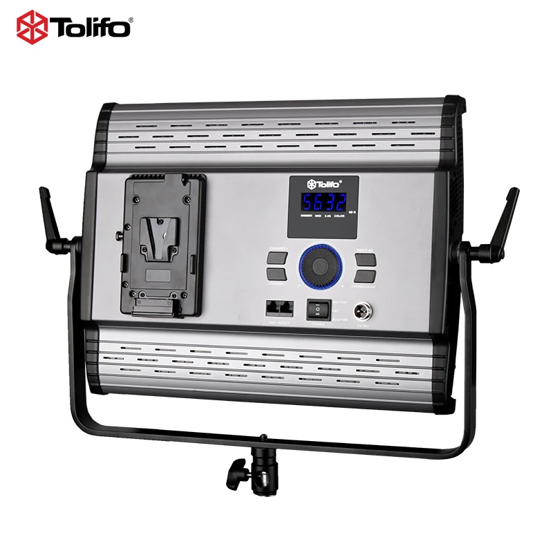 Tolifo GK-S120B PRO Professional 120w 95+ Led Video Light Panel For Live Studio Photography Film Shooting