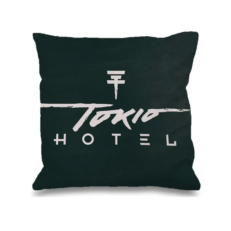 Tokio Hotel 50x50 Cushion Cover 45x45cm Decorative Pillowcase for Living Room Car Decoration Sofa Pillow Home Decor Pilow Covers