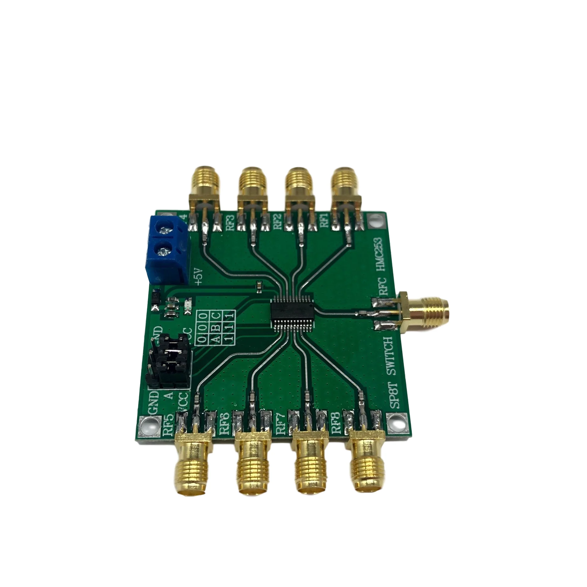 HMC253 DC-2.5 GHz RF single-pole eight-throw switch RF switch Antenna selection Channel selection