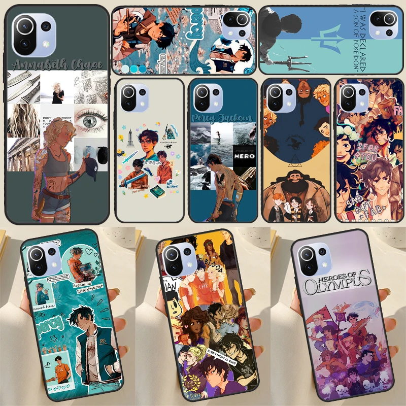 Cartoon Movie P-Percy Jackson For Xiaomi 11T 12T 13 Pro 12 Lite Case For POCO X3 X5 Pro X4 F4 GT F3 M5s F5 Pro Cover Coque