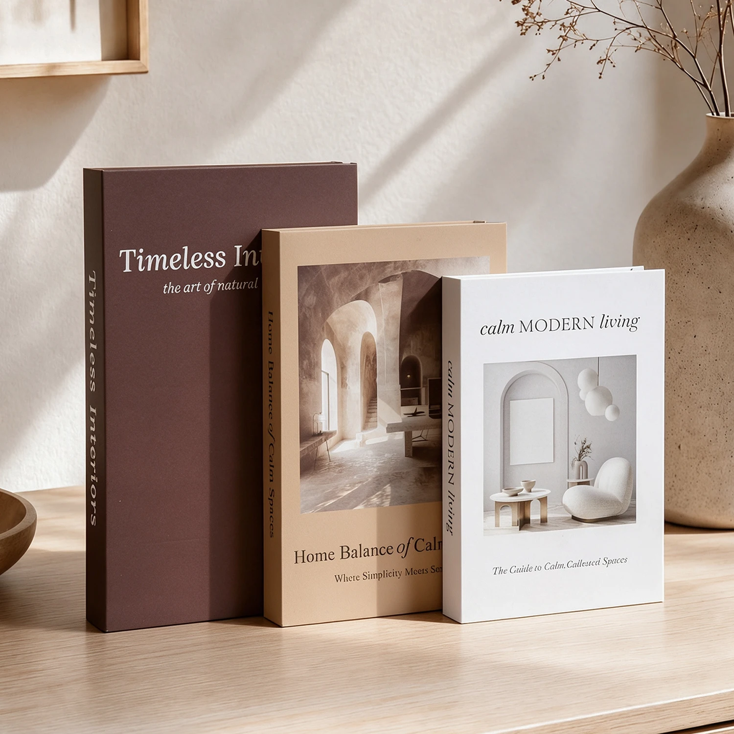 Wedding Solution - 3Pcs Luxury Openable Fake Books Living