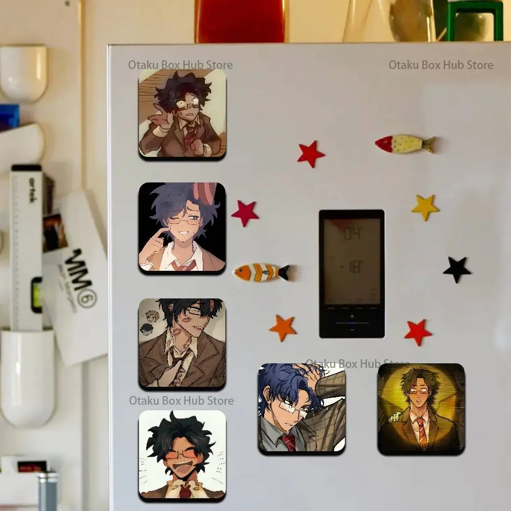 P-Protag E-Elevator Hitch Refrigerator Magnets Cute Cartoon Magnetic Personality Decorations Creative Gifts
