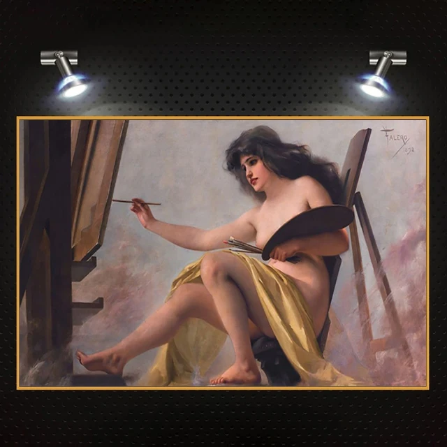 لويس ريكاردو فاليرو الفني الساحرة السبت ملصق خمر مكنسة القوطية غامض ويكا قماش اللوحة HD طباعة جدار ديكور المنزل #6