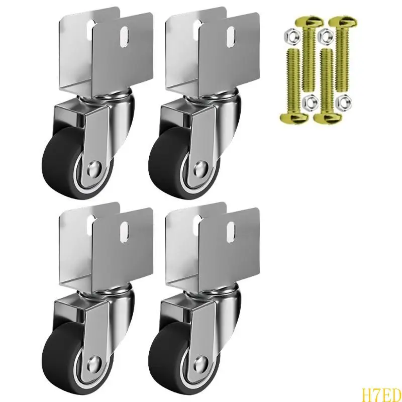 H7ED 4pcs universals swivels gestas substituição 1.25 polegadas roda rúpor