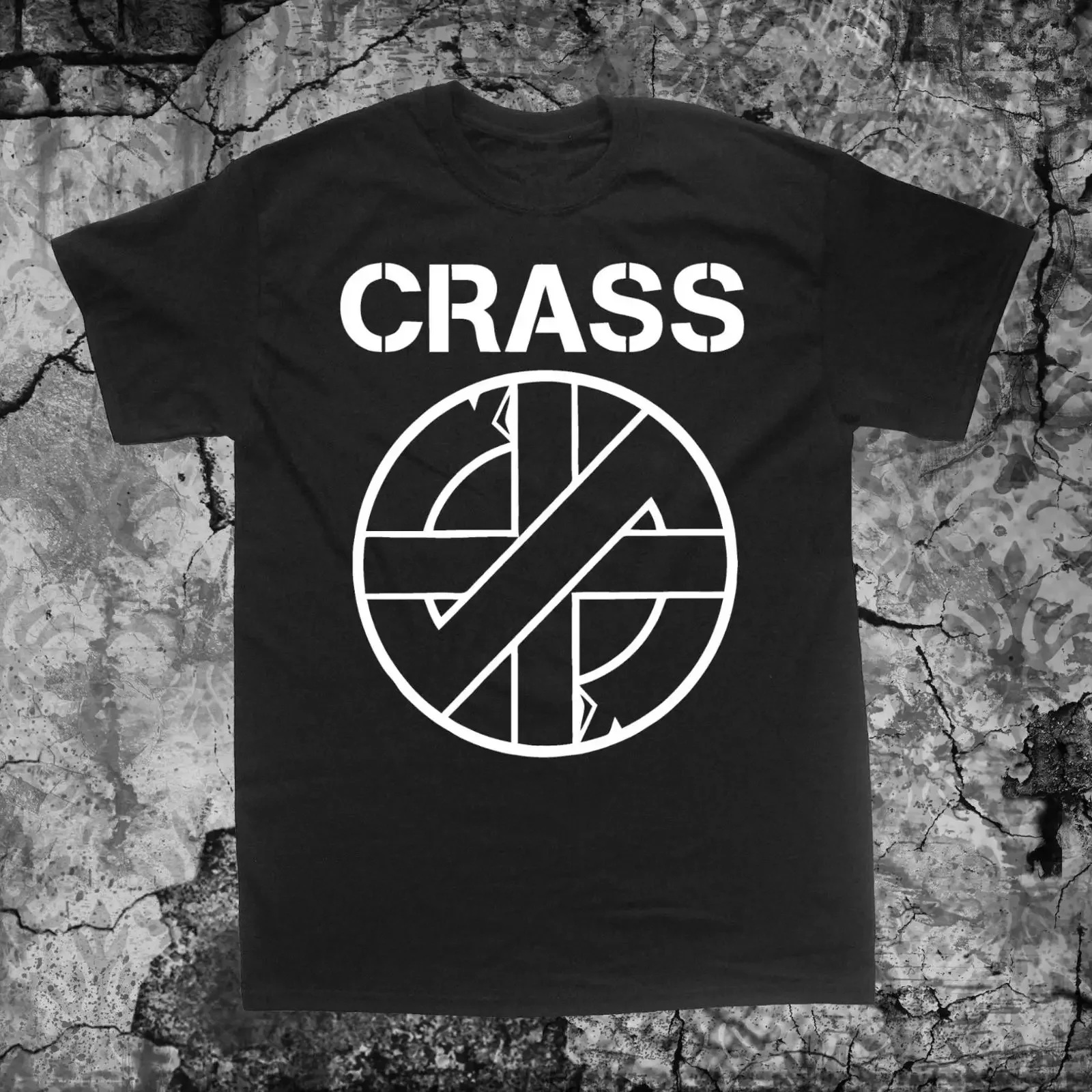 Crass T Shirt Discharge Leftover Crack Choking Victim Nausea Subhumans Amebix Image 1 of 4 vintage Washed graphic homme Unisex