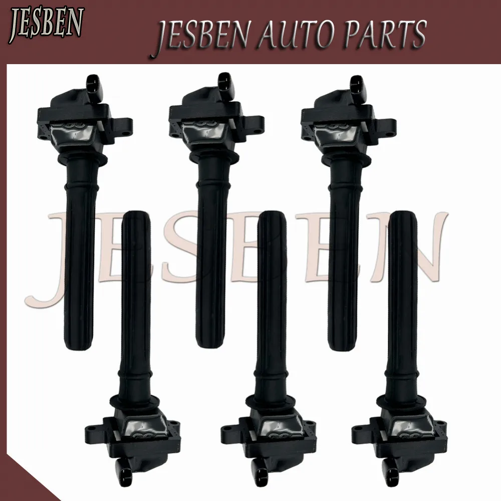 

6PCS 4609095AH New Ignition Coil Fit for DODGE MAGNUM STRATUS CHRYSLER 300 CONCORDE SEBRING INTREPID 2.7L V6 EER EES 1997-2012