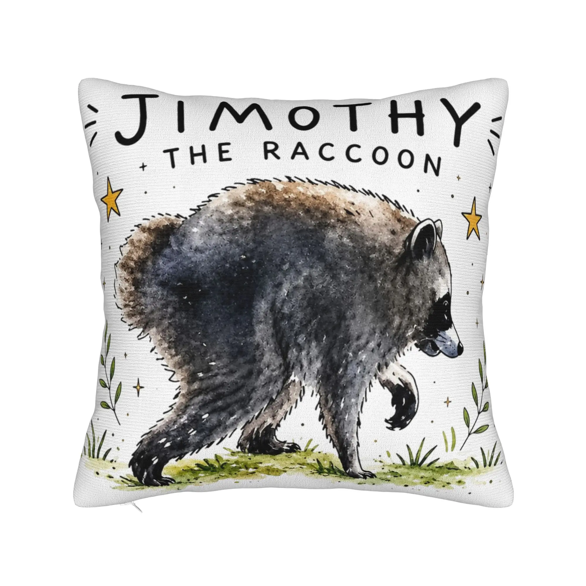 Jimothy Raccoon Pillowcases Product Soft Cushion Cover Gift  Pillow Case Cover Home Multiple Sizes