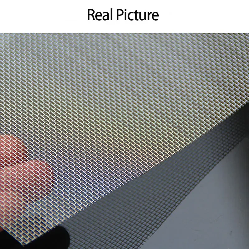 5Pcs Car Bumper Stainless Steel Repair Net Bumper Body Hood Vents Plastic Crack Repair Hole Repairing Mesh Net Repaired Tools