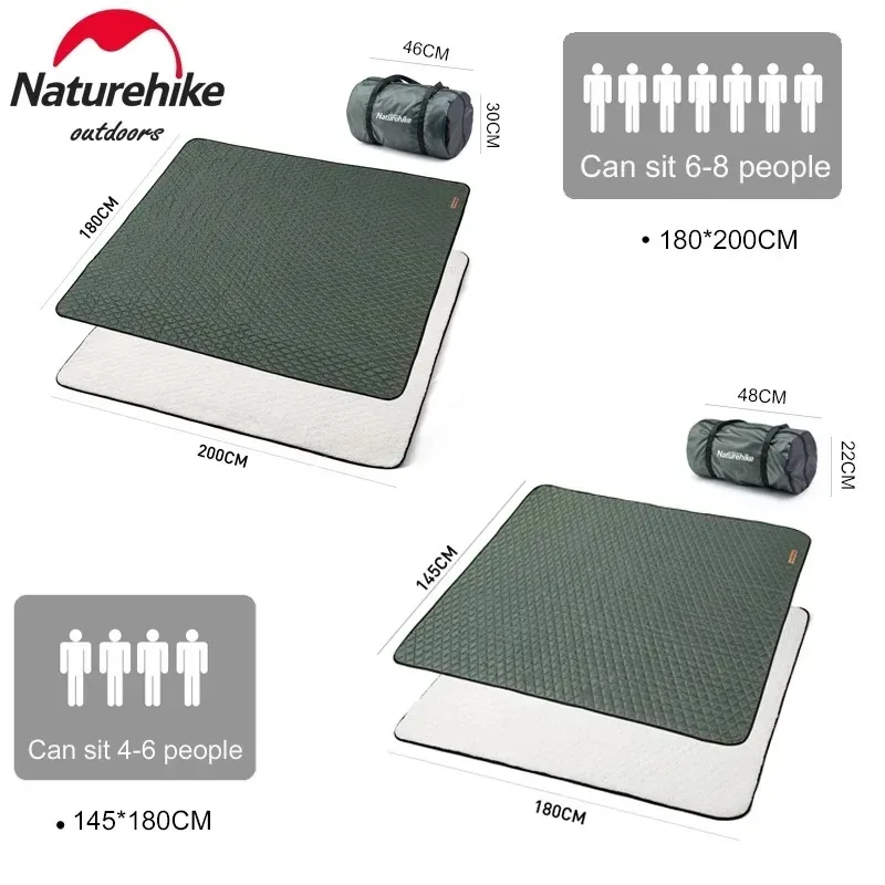 

Naturehike Portable Moisture -proof Picnic Mat Thickening Warmth Outdoor Camping Floor Mat Sleeping Pad Sand Beach Mat