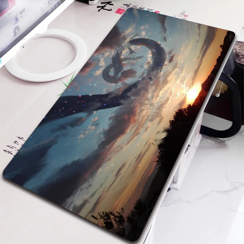 

800x300 Dragon Gamer Mange Mouse Pad Computer Large Size Non-slip Waterproof Table Desk Mat Gaming Hoom Accessories Art Mousepad